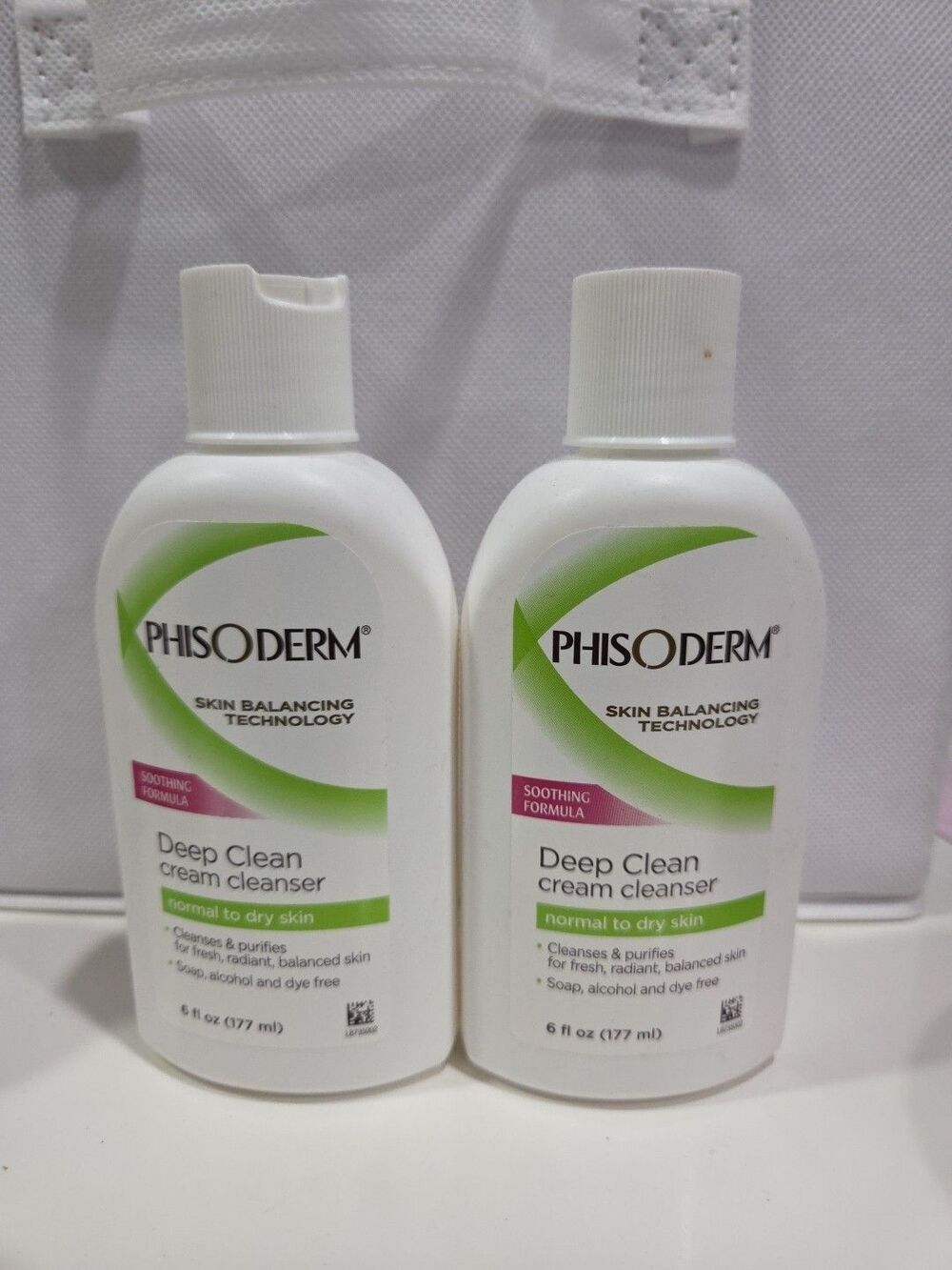Phisoderm Deep Clean CREAM cleanser Normal to Dry Skin 6oz / ( 2 pack ) HB2
